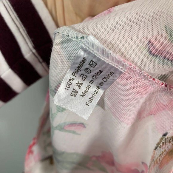 Show Me Your MuMu White Pink Floral Print Lingerie - Picture 7 of 8